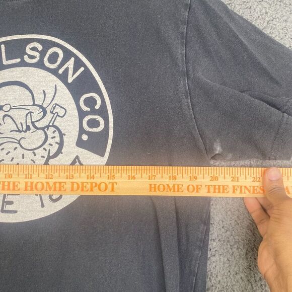 2019 Limited Edition CC Filson x Popeye Since 1897 Black T Shirt Mens M VTG - Picture 6 of 8